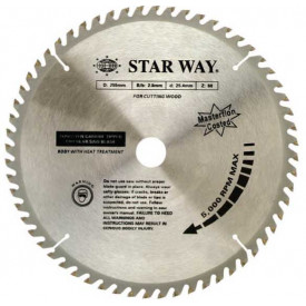 ใบเลื่อยวงเดือนสำหรับงานไม้ Starway-   12" x 40T