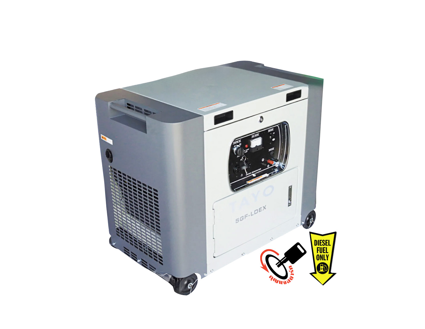 เครื่องปั่นไฟฟ้าใช้น้ำมันดีเซล 5gf-ldex