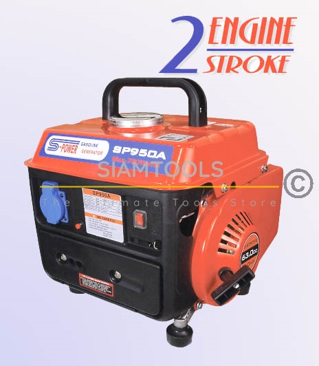 เครื่องปั่นไฟ เครื่องกำเนิดไฟฟ้าแบบใช้น้ำมันเบนซิน-SP-950A