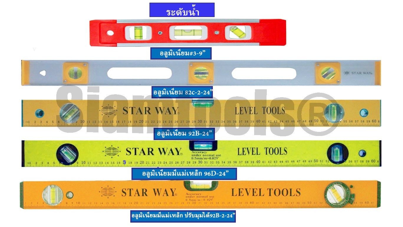 ระดับน้ำ อลูมิเนียม Starway