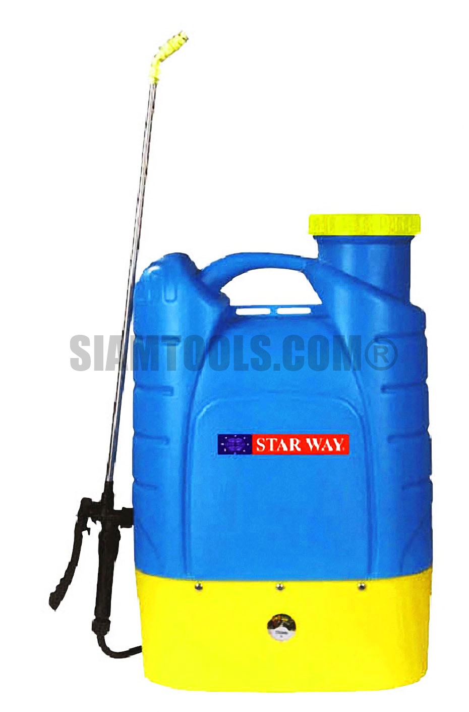 ถังพ่นยาสะพายหลัง แบตเตอรี่  (ก้านสแตนเลศ, หัวฉีดทองเหลือง) 3WBS-18A