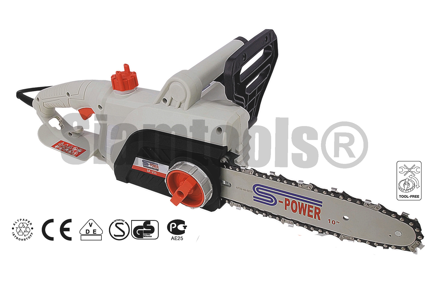เครื่องเลื่อยโซ่ไฟฟ้า S-POWER-SP-151