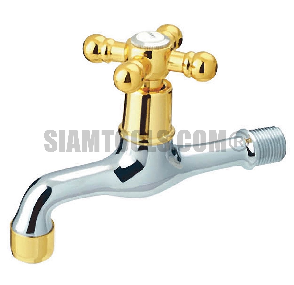 ก๊อกเซรามิควาล์ว ทองเหลืองชุบ DIMOND SERIES-ST307L(D)