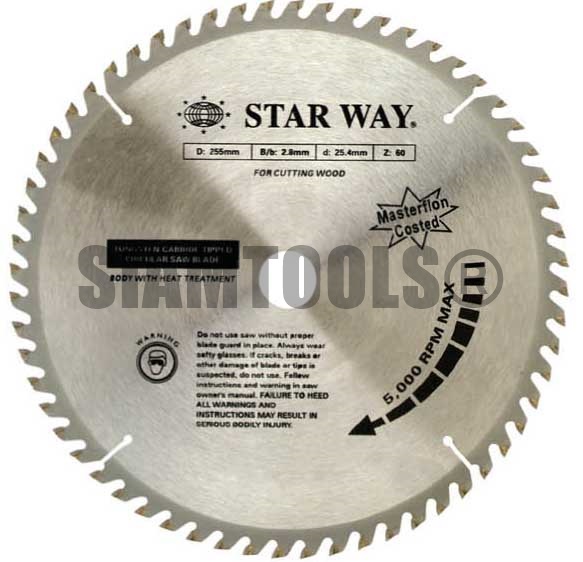 ใบเลื่อยวงเดือนสำหรับงานไม้ Starway-10" x 100T