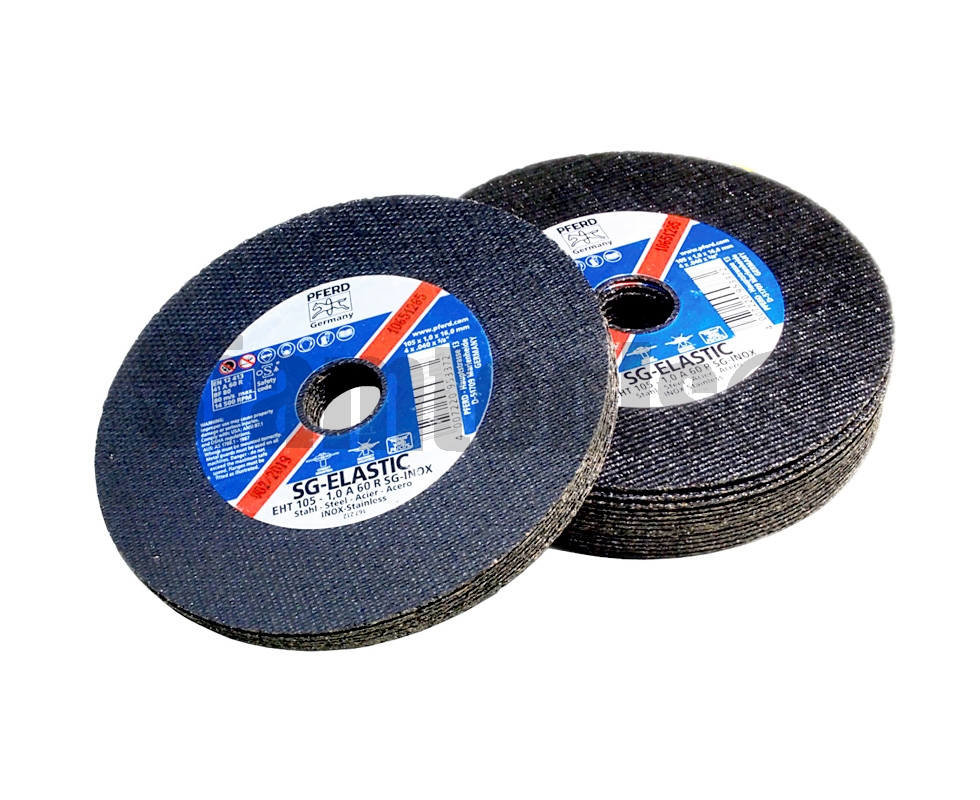 แผ่นตัดสเตนเลสม้าลอดห่วง 4"x1mm.