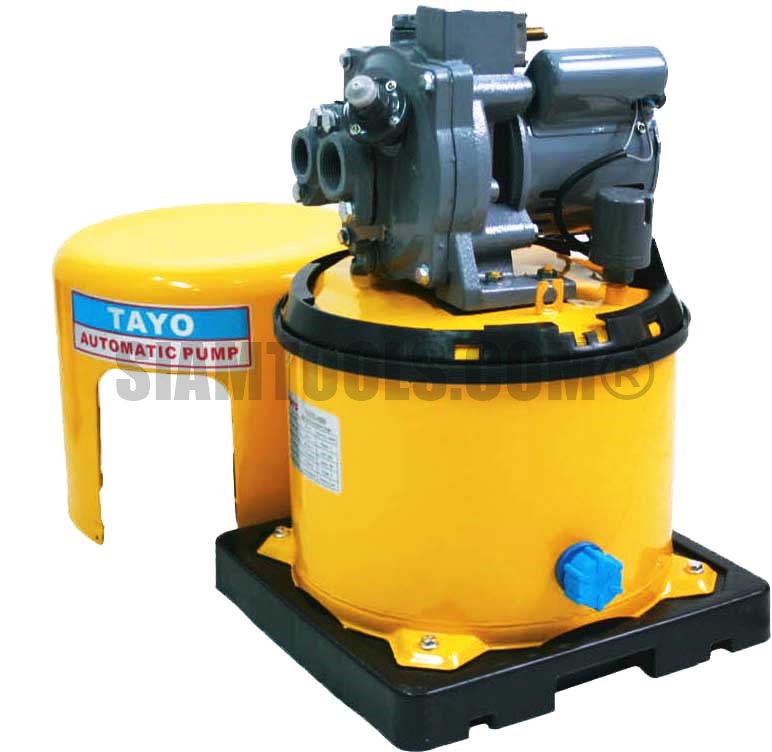 ปั๊มอัตโนมัติ แบบถัง ดูดลึกพร้อมชุดเจ็ทเดี่ยว TAYO-250-(1 1/4")