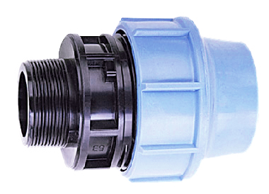 ข้อต่อตรงสวมเกลียวนอก HDPE
