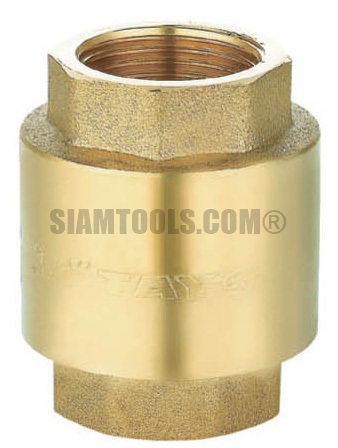 เช็ควาล์วสปริงทองเหลือง TY-5001A-2 1/2"