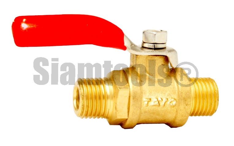 บอลวาล์วปั๊มลมทองเหลือง ผ.ผ.  456056101-1/4"