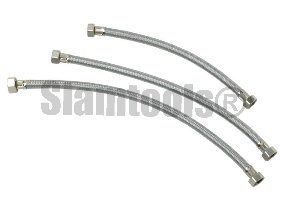 สายถักสเตนเลส (1/2"x1/2") ยาง EDPM